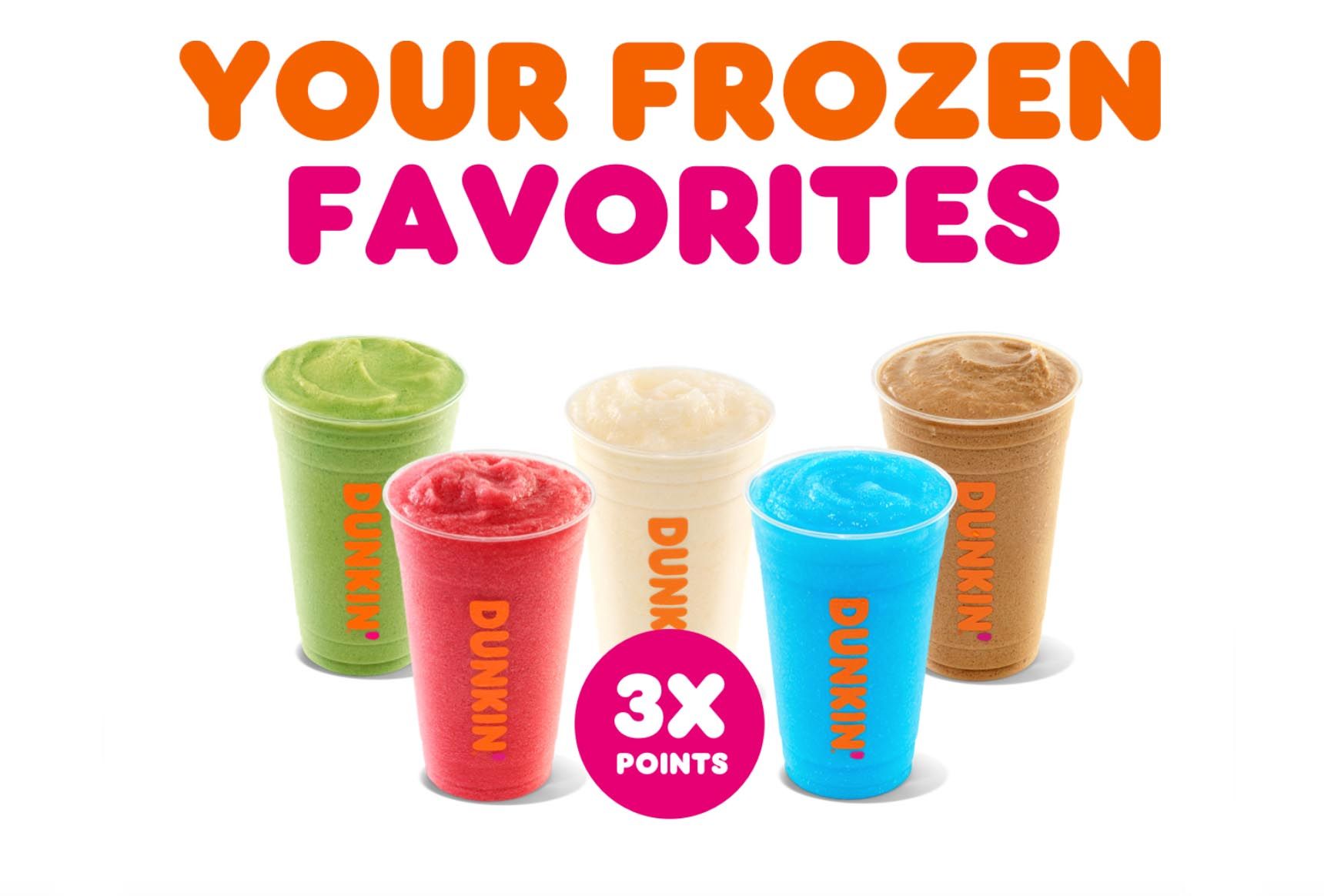 DD Perks Members Get 3X the Rewards Points on Any Dunkin’ Donuts Frozen Drink for a Limited Time