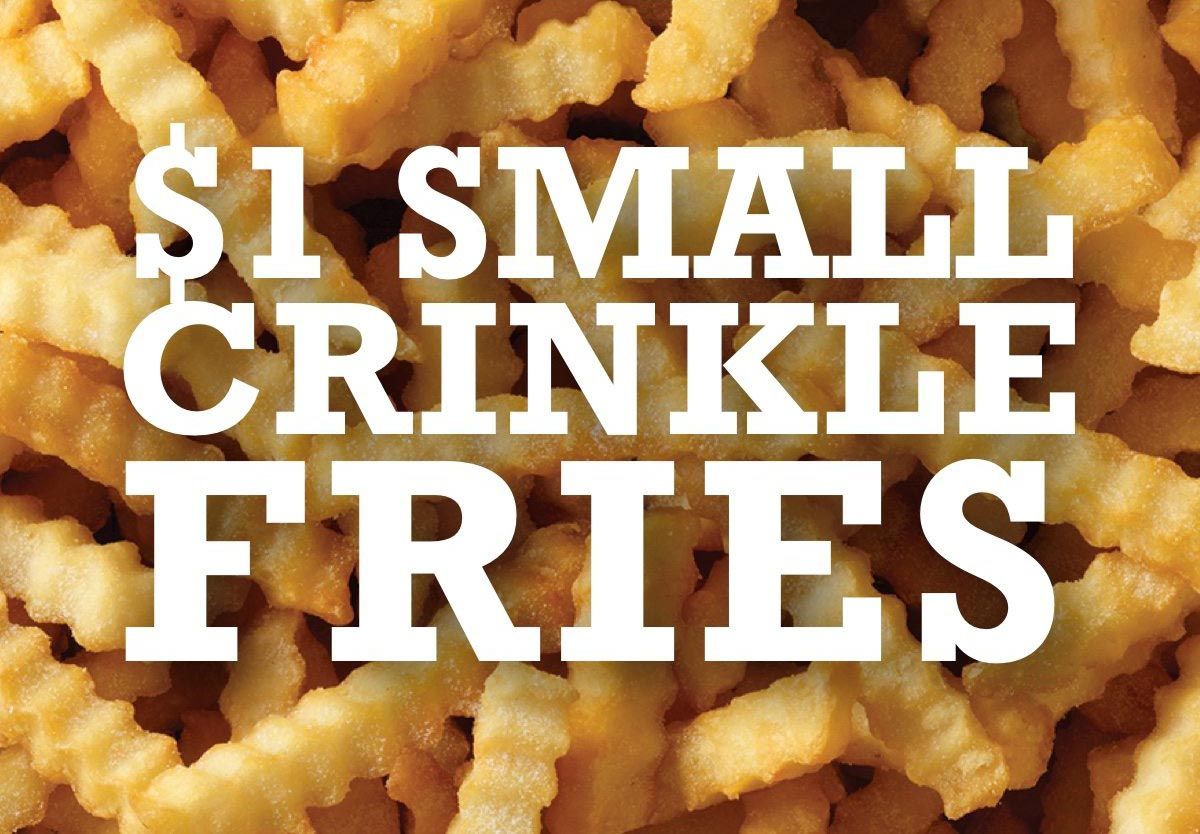 Arby’s Introduces $1 Small Crinkle Cut Fries for a Limited Time