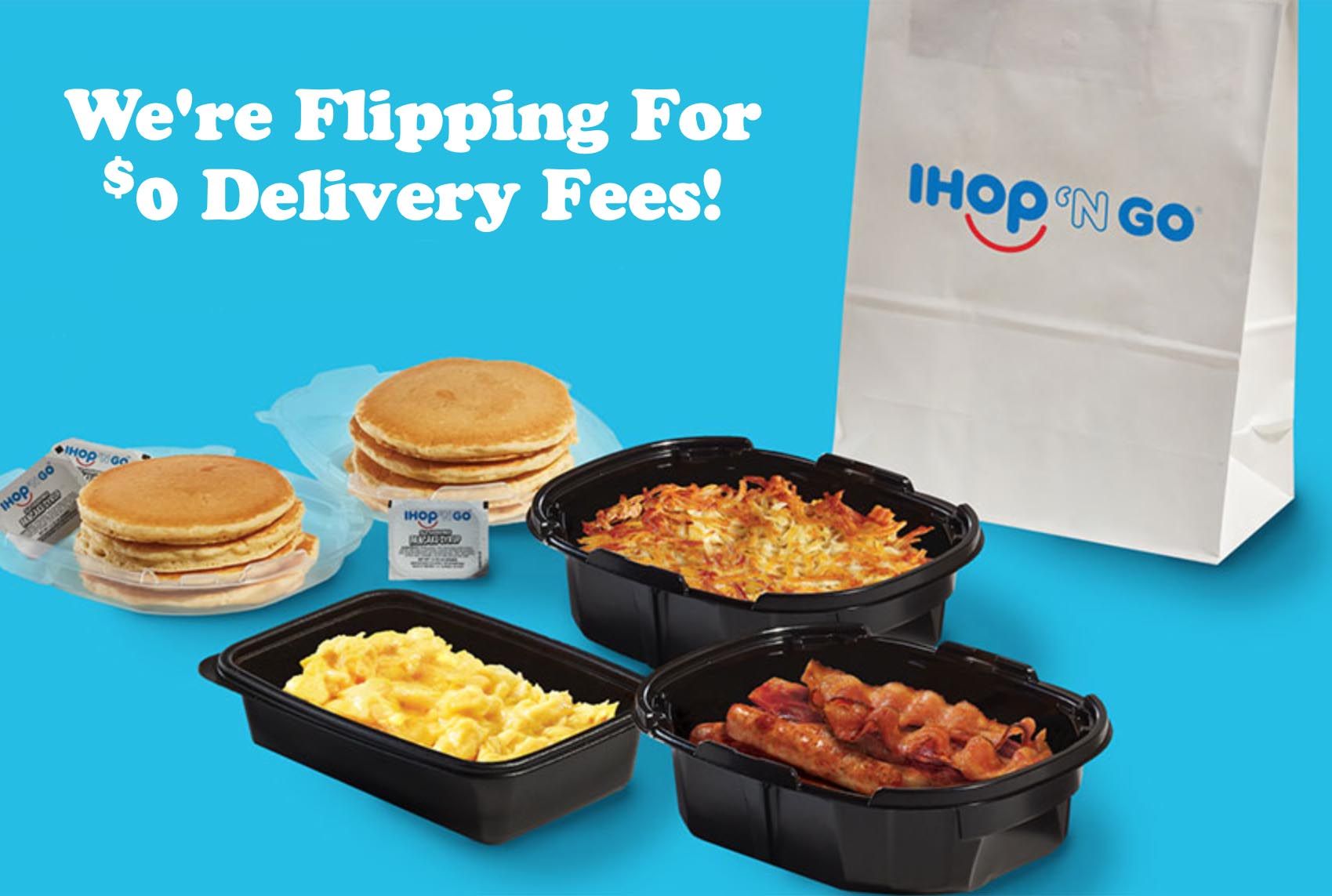 Enjoy a $0 Delivery Fee with In-app or Online IHOP Orders Through to September 12