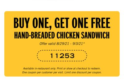 Carl’s Jr. has Sent Out a New Buy 1 Get 1 Free Hand-breaded Chicken Sandwich Coupon through their Email Club Carl’s Jr. has Sent Out a New Buy 1 Get 1 Free Hand-breaded Chicken Sandwich Coupon through their Email Club