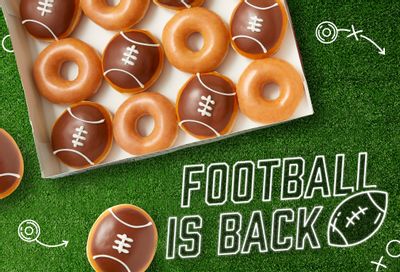 Krispy Kreme Rolls Out their Iconic Football Donut for a Limited Time Only