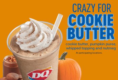 The Pumpkin Cookie Butter Shake Joins Dairy Queen’s Fall Menu for a Limited Time