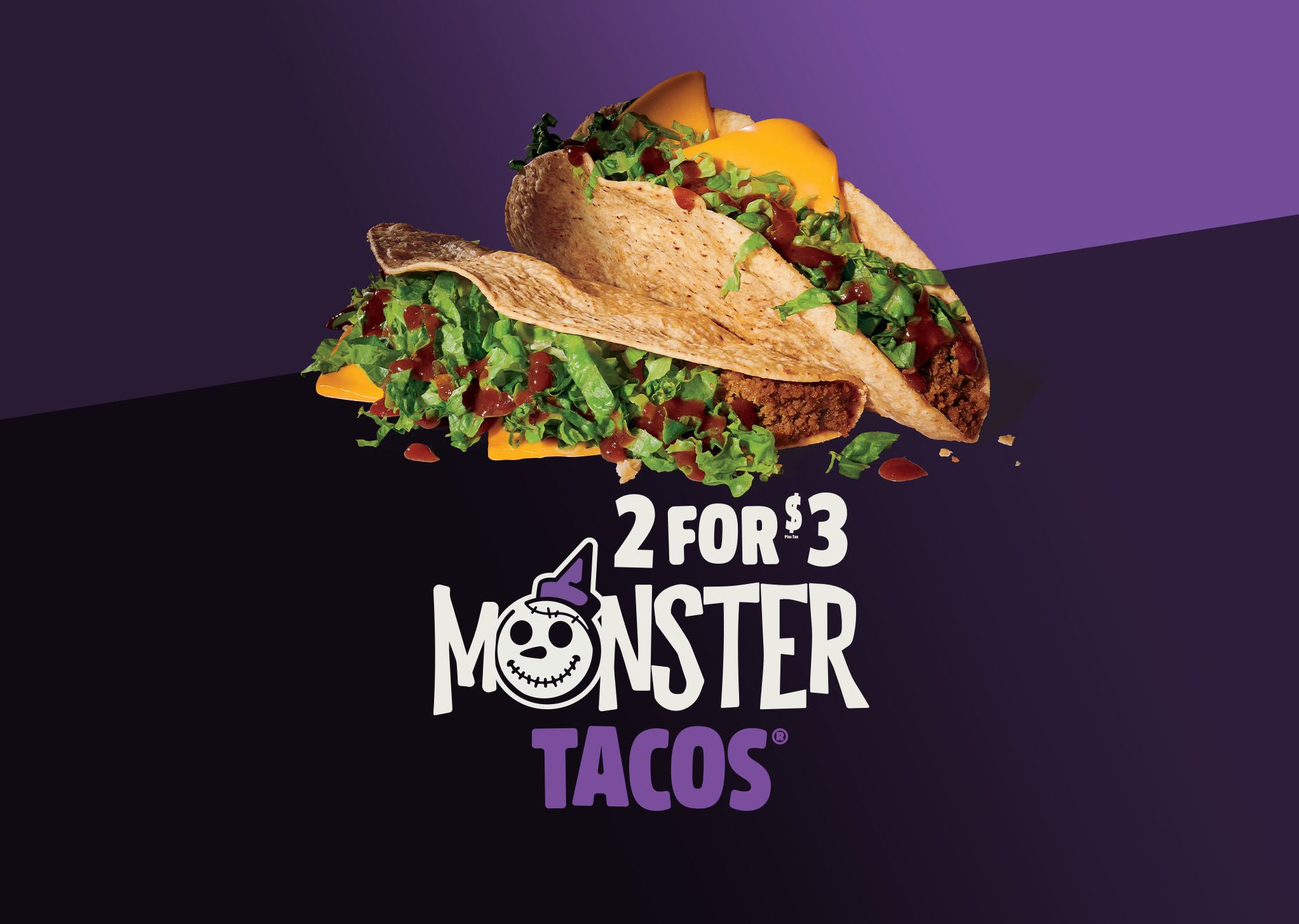 Monster Tacos Return with a 2 for 3 Deal to Jack In The Box