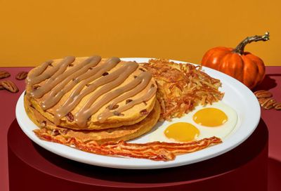 New Pumpkin Pecan Pancakes Debut at Denny’s for a Limited Time
