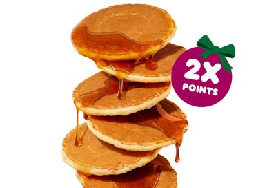 Get Double the Rewards Points on New Pancake Minis at Dunkin’ Donuts Through November