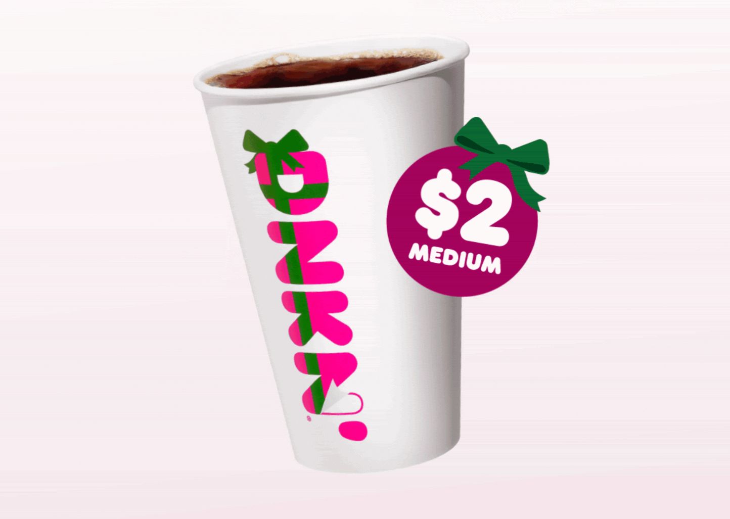 Get a Medium 2021 Holiday Blend Coffee for $2 at Dunkin’ Donuts Through