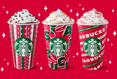 The Peppermint Mocha, Toasted White Chocolate Mocha Frappuccino and More Land at Starbucks for the Holidays 