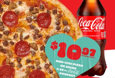 MOD Pizza Premiers the New $10.97 MODness Meal with a $1 Donation to Feeding America per Order MOD Pizza Premiers the New $10.97 MODness Meal with a $1 Donation to Feeding America per Order