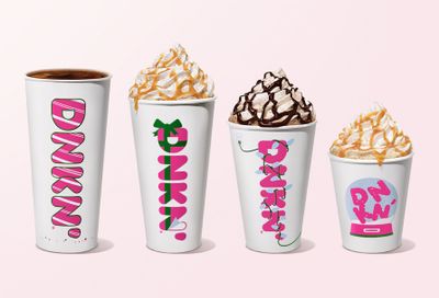 Dunkin’ Donuts Heralds their New Holiday Drink Menu Including the White Mocha Hot Chocolate and Peppermint Mocha Latte 