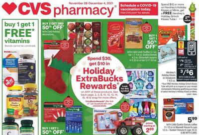 CVS Pharmacy Weekly Ad Flyer November 26 to December 3