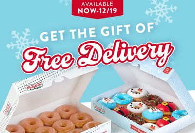Krispy Kreme Offers Free Delivery Through to December 19 for the Holidays 