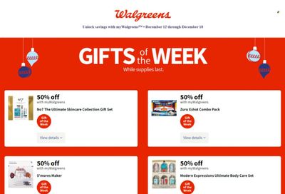 Walgreens Weekly Ad Flyer December 8 to December 15
