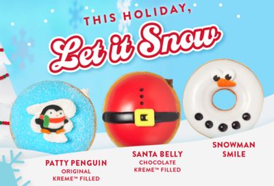Krispy Kreme’s Festive New Holiday Doughnut Collection is Now Available for a Limited Time