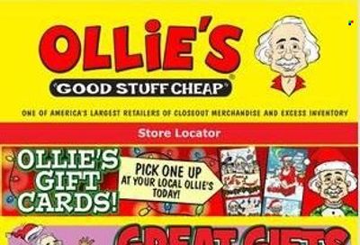 Ollie's Bargain Outlet Weekly Ad Flyer December 18 to December 25