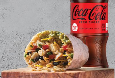 December 18 and 19 Save $5 Off an Online or In-app Delivery Order when You Add a Coca Cola Product at Moe’s Southwest Grill