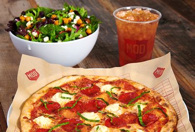 Receive a Coupon for a Free Pizza and Drink When You Buy a $50+ Gift Card In-restaurant at MOD Pizza 