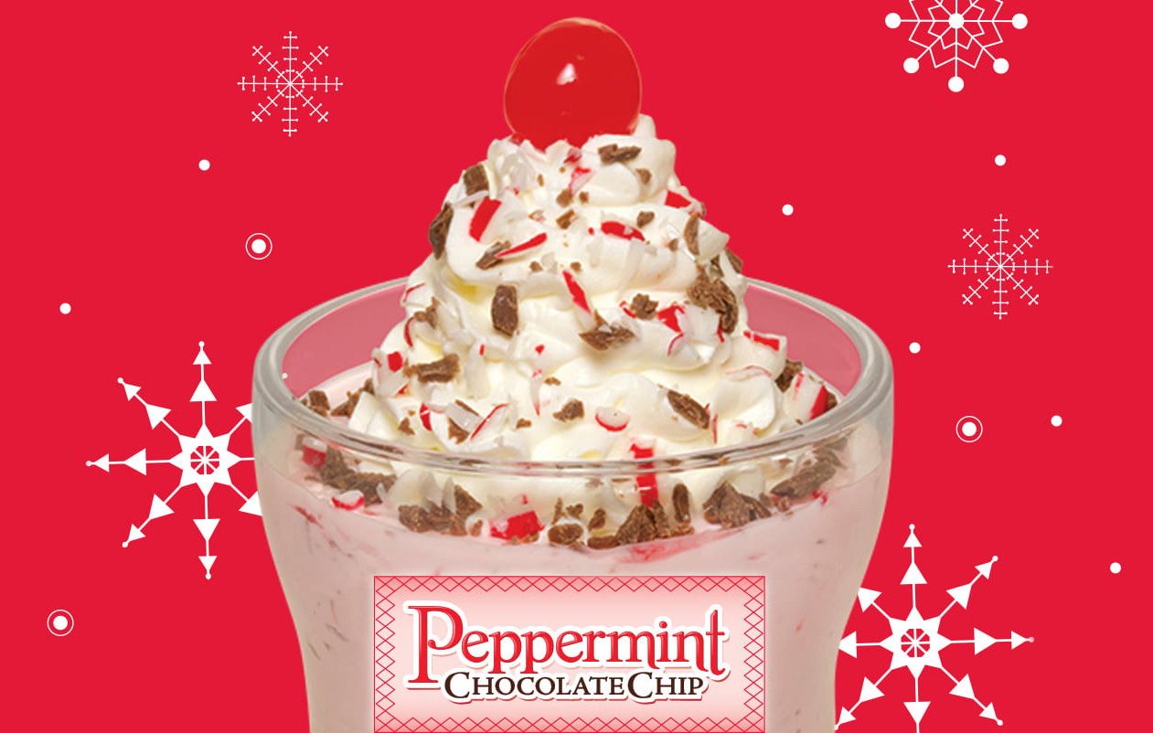 Seasonal Peppermint Chocolate Chip Milkshake Returns to Steak ’n Shake