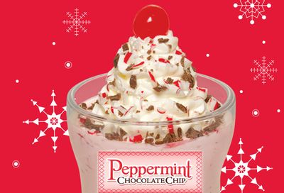 Seasonal Peppermint Chocolate Chip Milkshake Returns to Steak ’n Shake