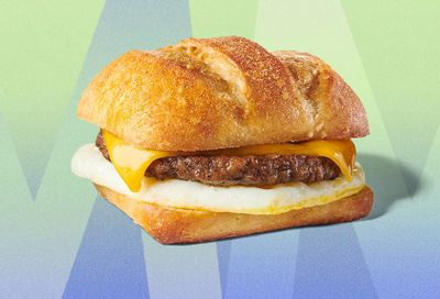 Mondays in January Save $2 Off an Impossible Breakfast Sandwich at Starbucks 