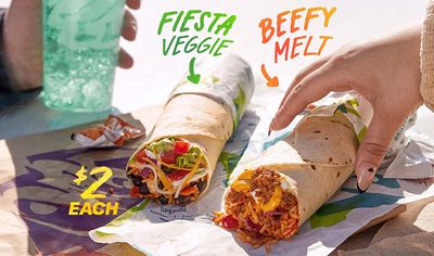 Score 50% Off a $2 Burrito with an In-app Purchase at Taco Bell Through to January 14 (Delivery Excluded)