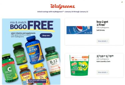 Walgreens Weekly Ad Flyer January 13 to January 20