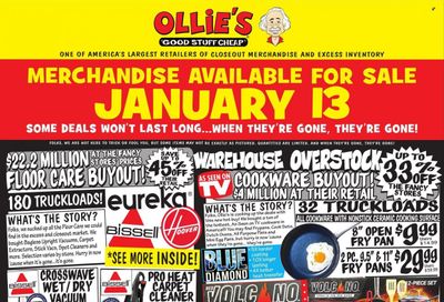 Ollie's Bargain Outlet Weekly Ad Flyer January 13 to January 20