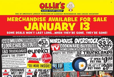 Ollie's Bargain Outlet Weekly Ad Flyer January 13 to January 20 Ollie's Bargain Outlet Weekly Ad Flyer January 13 to January 20