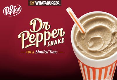 The Iconic Dr. Pepper Shake is Back at Whataburger for a Short Time Only 