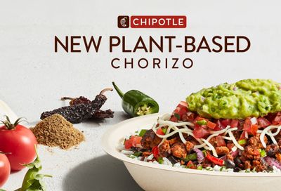 Chipotle Rolls Out their New Smoky and Savory Plant Based Chorizo