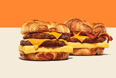 Save Big with Burger King’s 2 for $5 Mix n’ Match Deal on Select King Croissan'Wich Breakfast Sandwiches