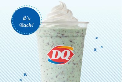 Dairy Queen Shakes Things Up with their Classic Mint Chip Shake