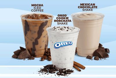 Chocodays Return to Del Taco with 3 Decadent and Icy Treats Including the Oreo Cookie Horchata Shake