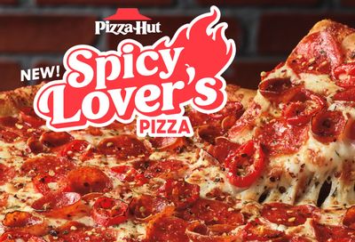 Pizza Hut Rolls Out 3 New Spicy Lover’s Pizzas Featuring a Spicy Marinara Sauce and Fiery Flakes