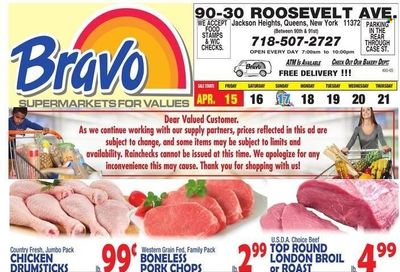 Bravo Supermarkets (CT, FL, MA, NJ, NY, PA) Weekly Ad Flyer April 14 to April 21