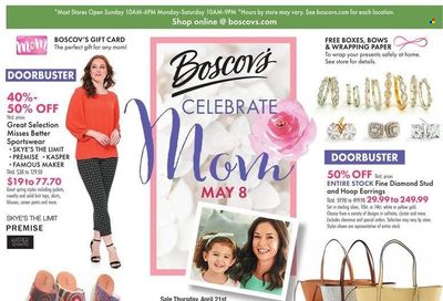 Boscov's (CT, DE, MD, NJ, NY, PA) Weekly Ad Flyer April 21 to April 28