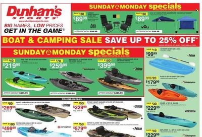 Dunham's Sports Weekly Ad Flyer April 22 to April 29