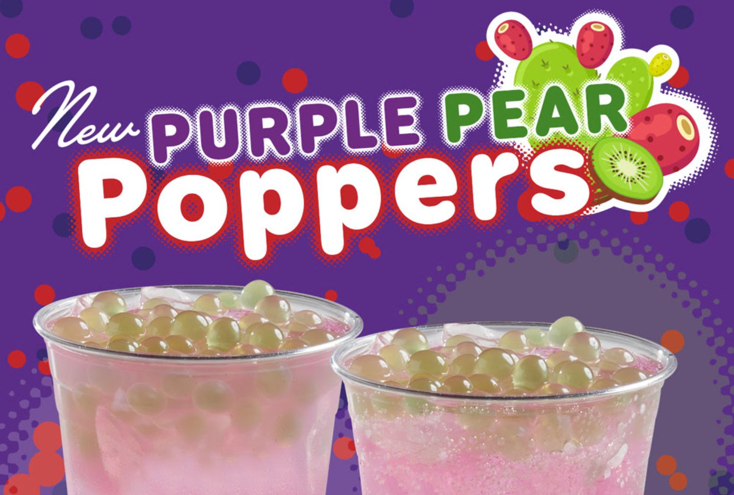 New Icy and Refreshing Purple Pear Poppers are Now Offered at Del Taco