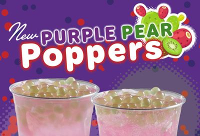 New Icy and Refreshing Purple Pear Poppers are Now Offered at Del Taco