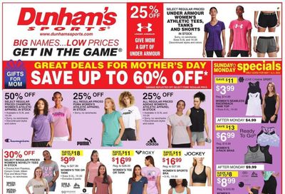 Dunham's Sports Weekly Ad Flyer April 30 to May 7