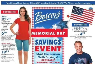 Boscov's (CT, DE, MD, NJ, NY, PA) Weekly Ad Flyer May 19 to May 26