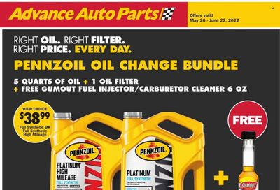Advance Auto Parts Weekly Ad Flyer May 26 to June 2