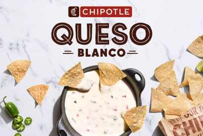 Get Free Queso Blanco When You Purchase an Entree In-app or Online Every Monday in June at Chipotle