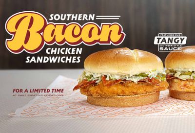 Whataburger Premiers Regular, Grilled and Spicy Southern Bacon Whatachick'n Sandwiches for a Limited Time 