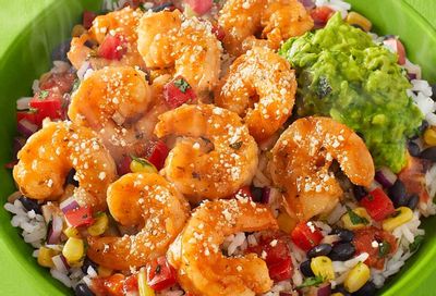 QDOBA Mexican Eats Presents their New Citrus Lime Shrimp Bowl and Burrito with Online Orders
