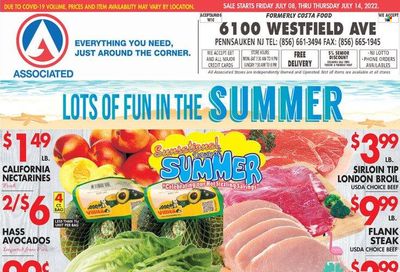 Associated Supermarkets (NY) Weekly Ad Flyer July 8 to July 15