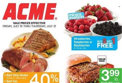 ACME (DE, NJ, NY, PA) Weekly Ad Flyer July 14 to July 21