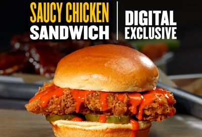 Get the New Saucy Chicken Sandwich for Only $5.99 with Your Next Online and In-app Order at Buffalo Wild Wings