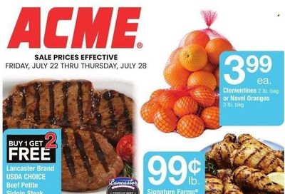 ACME (DE, NJ, NY, PA) Weekly Ad Flyer July 21 to July 28