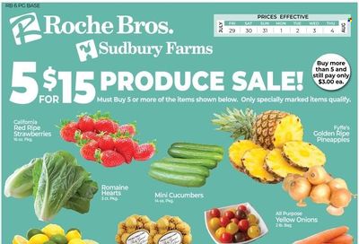 Roche Bros. (MA) Weekly Ad Flyer July 29 to August 5