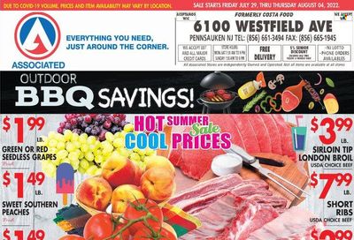 Associated Supermarkets (NY) Weekly Ad Flyer July 29 to August 5